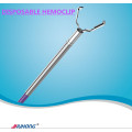 11mm desechable acero inoxidable hemostasia endoscópica Clip / Hemoclip